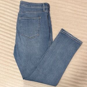 GAP Women's Straight Leg Jeans in Classic Blue